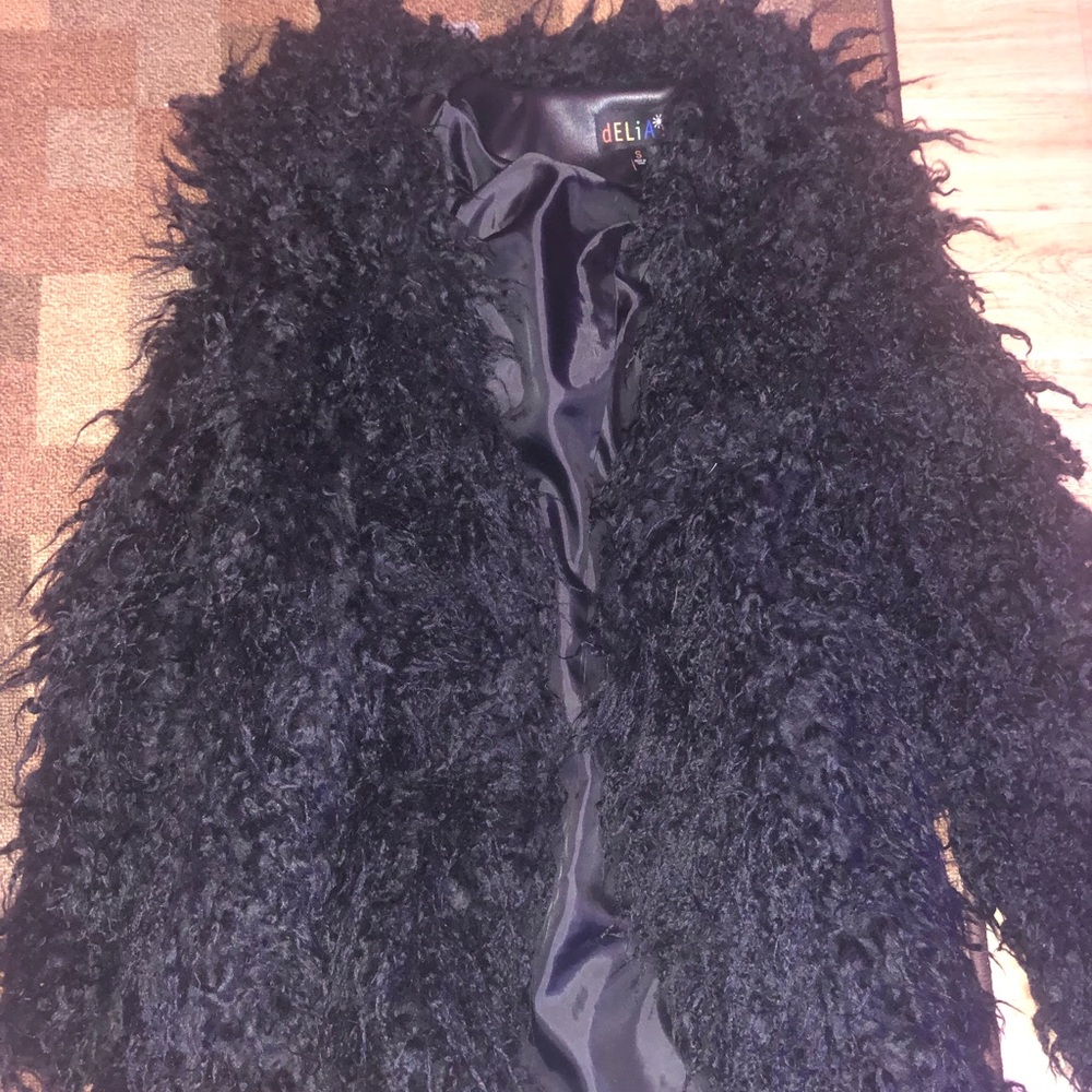 Delia’s Fuzzy Big Jacket Size S